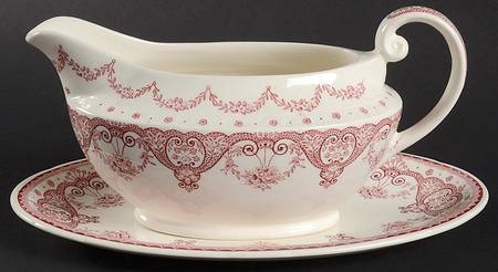 Kent Pink Gravy Boat & Underplate