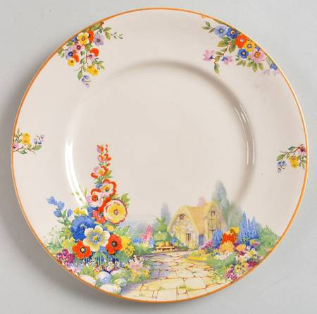 Old England Gardens Salad Plate