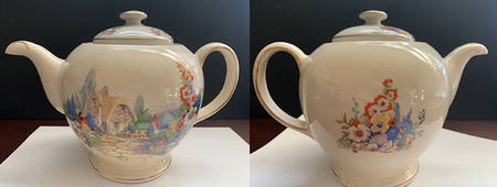 Old England Gardens Teapot & Lid
