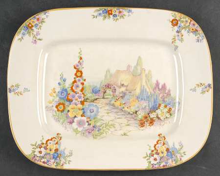 Old England Gardens 11" Rectangular Serving Platter