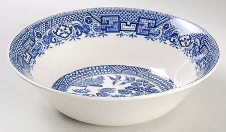 Old Willow Blue Coupe Cereal Bowl