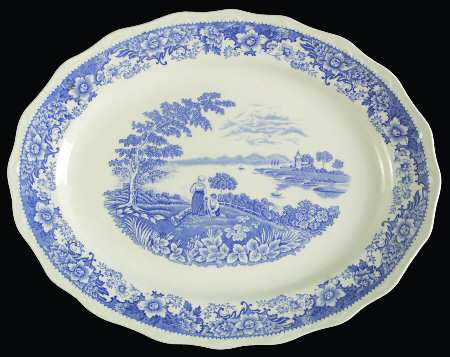 Silverdale 13" Oval Serving Platter