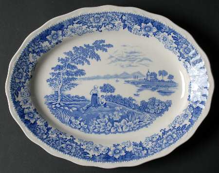 Silverdale 11" Oval Serving Platter