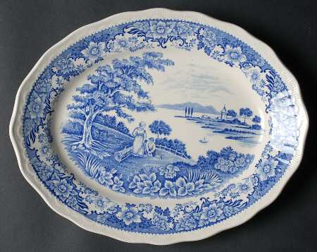 Silverdale 10" Oval Serving Platter