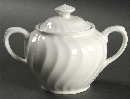 SWI3 Sugar Bowl & Lid by Swinnertons
