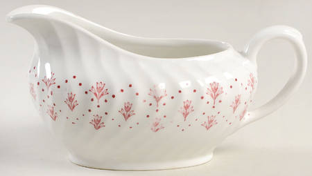 Bijou Red Gravy Boat