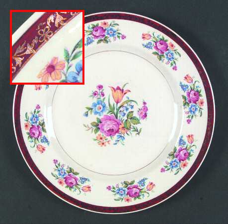 Tudor Rose Dinner Plate