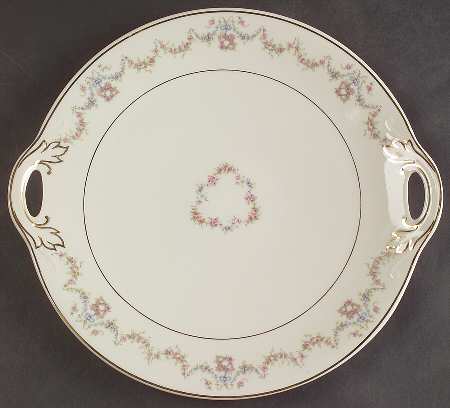 Arcadia Handled Cake Plate