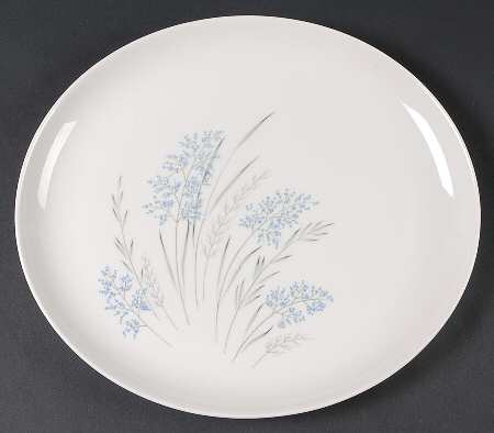 Blue Grass 12" Oval Serving Platter