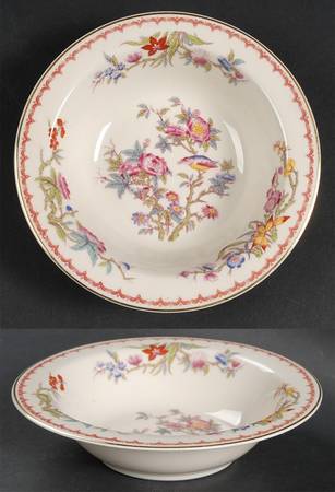 Bombay (Gold Trim) Rim Cereal Bowl