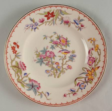 Bombay (Gold Trim) Luncheon Plate