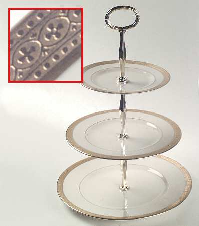 Bracelet 13 7/8"-14 1/4" 3-Tiered Serving Tray(DP,SP,BB) HC