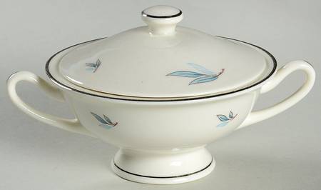 Celeste Sugar Bowl & Lid