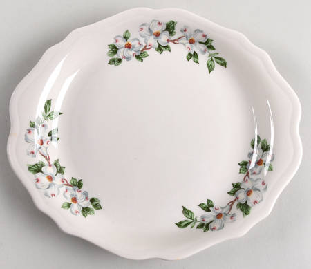 Dogwood (Restaurant, Scalloped, No Trim) 9" Oval Serving Platter