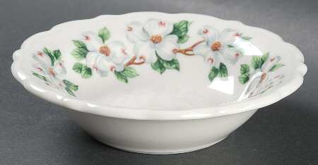 Dogwood (Restaurant, Scalloped, No Trim) Fruit/Dessert (Sauce) Bowl