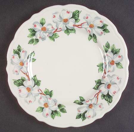Dogwood (Restaurant, Scalloped, No Trim) Salad Plate