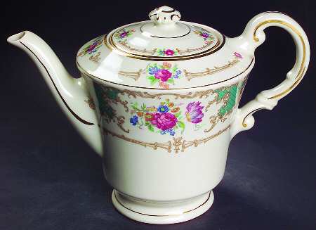 Romance Green Teapot & Lid