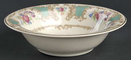 Romance Green Rim Cereal Bowl