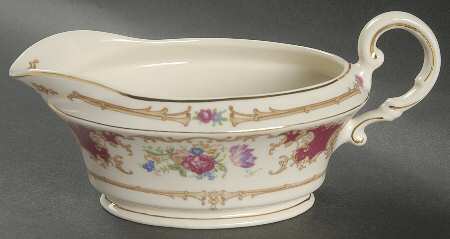 Romance Maroon Gravy Boat