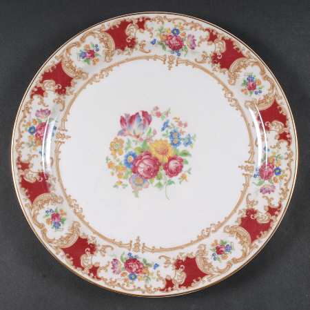 Romance Maroon 12" Chop Plate (Round Platter)