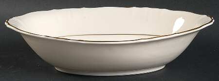 Rosalie 9" Oval Vegetable Bowl