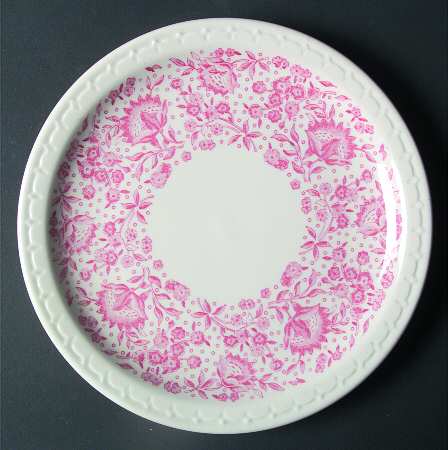 Roxbury-Red (No Trim) Luncheon Plate
