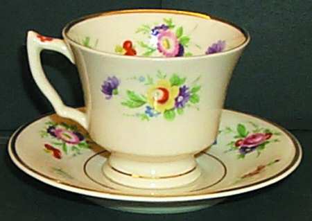 Selma Footed Demitasse Cup & Saucer Set