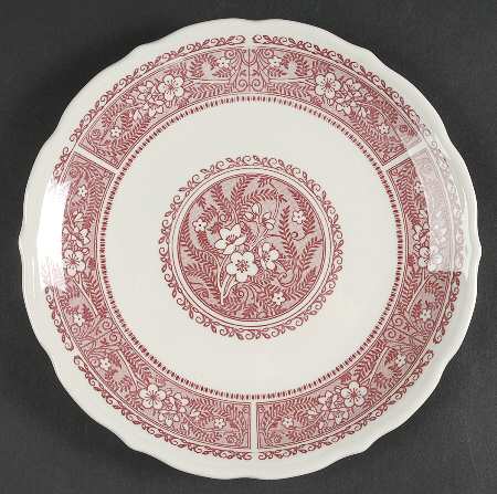 Strawberry Hill Pink Luncheon Plate