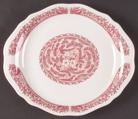 Strawberry Hill Pink 10" Oval Steak Platter