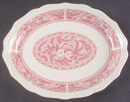 Strawberry Hill Pink 9" Steak Plate