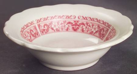 Strawberry Hill Pink Rim Cereal Bowl