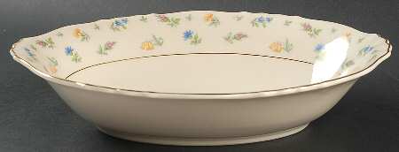 Suzanne 10" Oval Vegetable Bowl