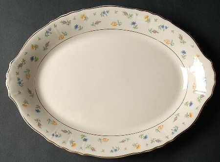 Suzanne 14" Oval Serving Platter
