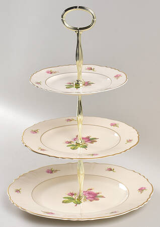 Victoria 13 7/8"-14 1/4" 3-Tiered Serving Tray(DP,SP,BB) HC