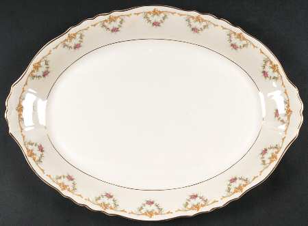 Wardell 16" Oval Serving Platter
