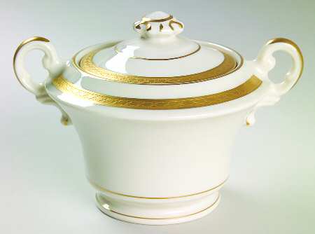 Wayne (No Color Band) Sugar Bowl & Lid