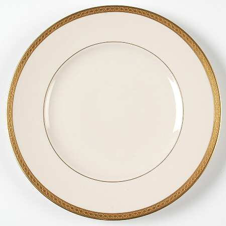Wayne (No Color Band) Luncheon Plate