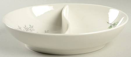 Wayside 10" Oval Divided Vegetable Bowl