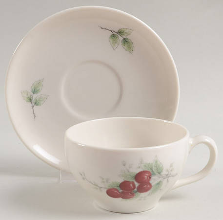 Wayside Flat Cup & Saucer Set by Syracuse