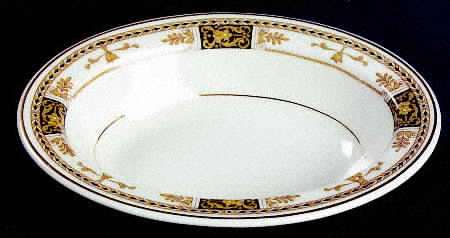 Webster (Old Ivory, Gold Trim) Fruit/Dessert (Sauce) Bowl