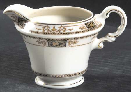 Webster (Old Ivory, Gold Trim) Creamer