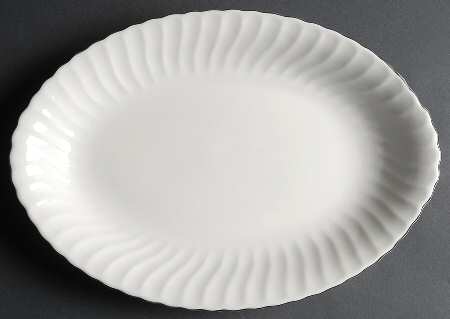 Wedding Ring 16" Oval Serving Platter by Syracuse