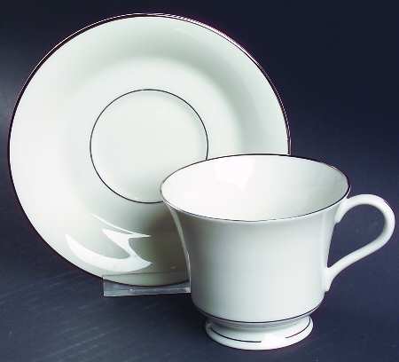 Yorktown Footed Cup & Saucer Set