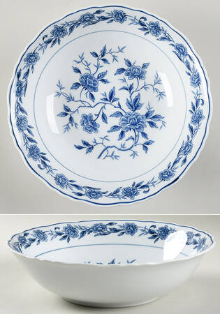 Blue Chatham 9" Round Vegetable Bowl