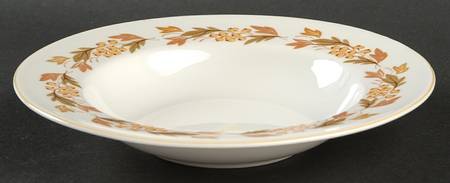 Autumn Leaf Rim Soup Bowl by Susie Cooper