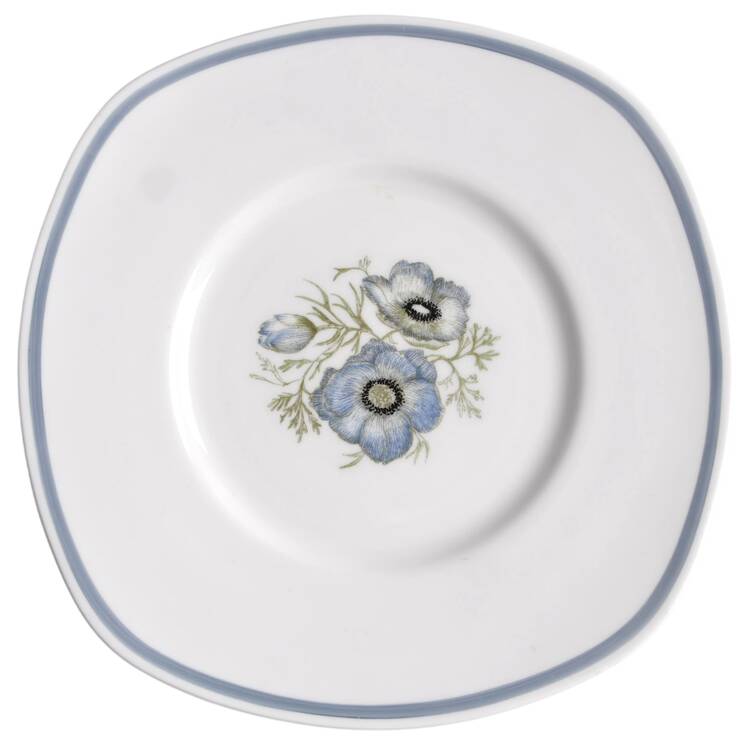 Glen Mist (Susie Cooper Signature Stamp) Square Luncheon Plate