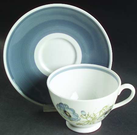 Glen Mist (Susie Cooper Signature Stamp) Breakfast Cup & Saucer Set