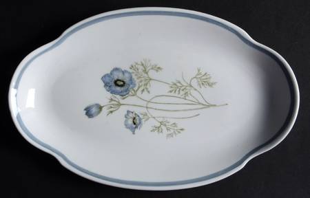 Glen Mist (Susie Cooper Signature Stamp) 10" Oval Serving Platter