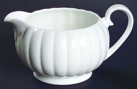 White Flute Creamer