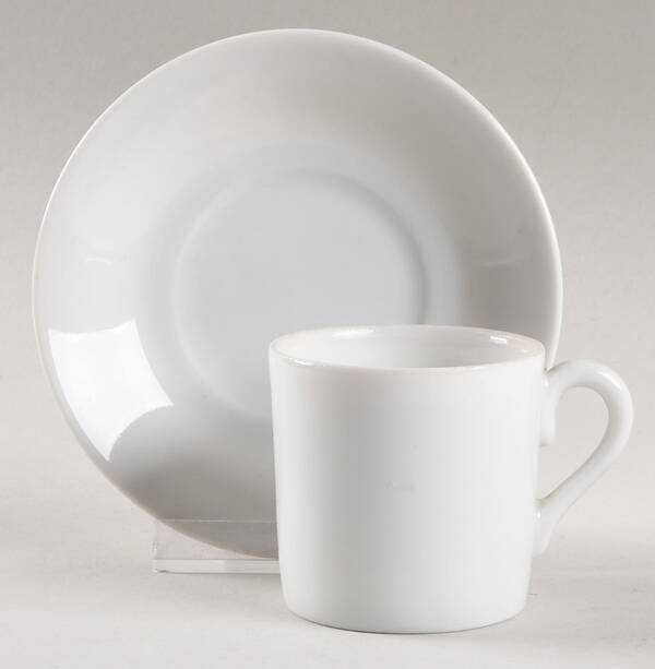 Isolde Flat Demitasse Cup & Saucer Set